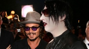 Johnny Depp, Marilyn Manson 