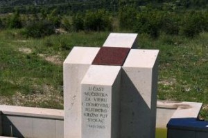 Spomenik blajburškim žrtvama na Radimlji