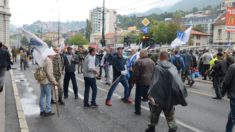 demobilisani borci, protest