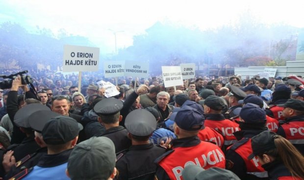 Albania protest