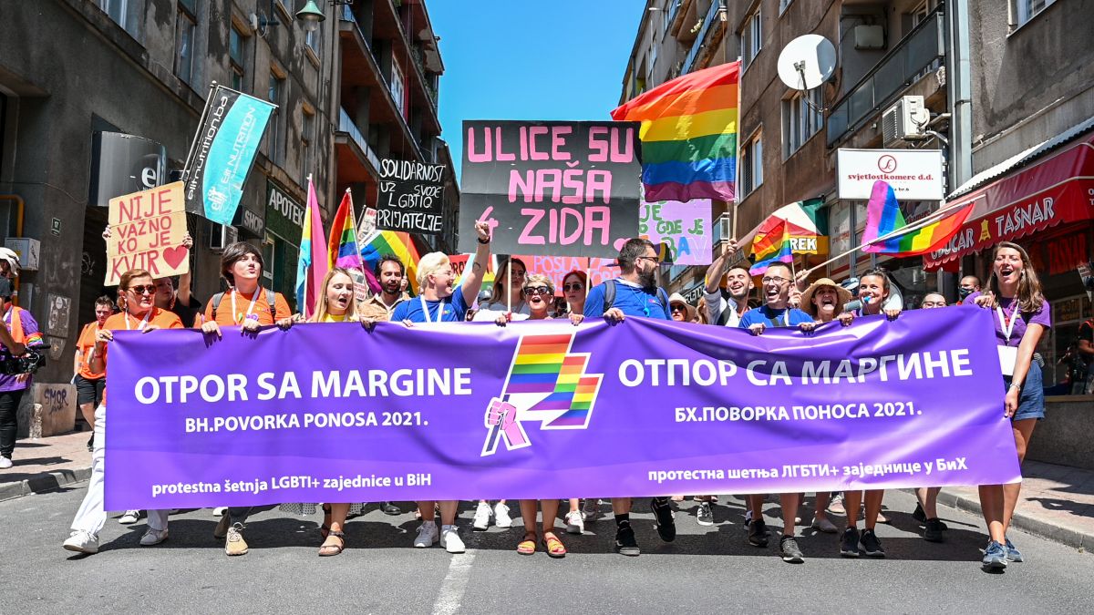 Povorka Ponosa Sarajevo 2021, foto: Ajdin Kamber
