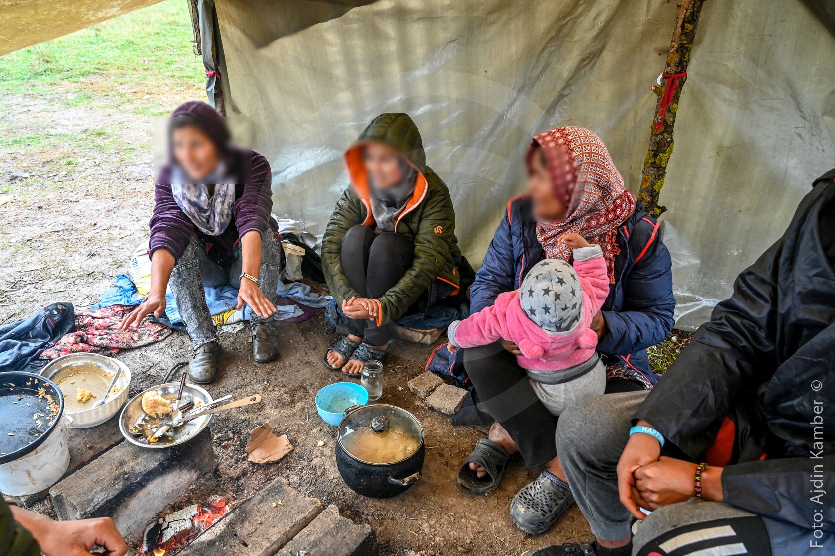 Izbjeglice u Velikoj Kladuši, oktobar 2021, foto Ajdin Kamber